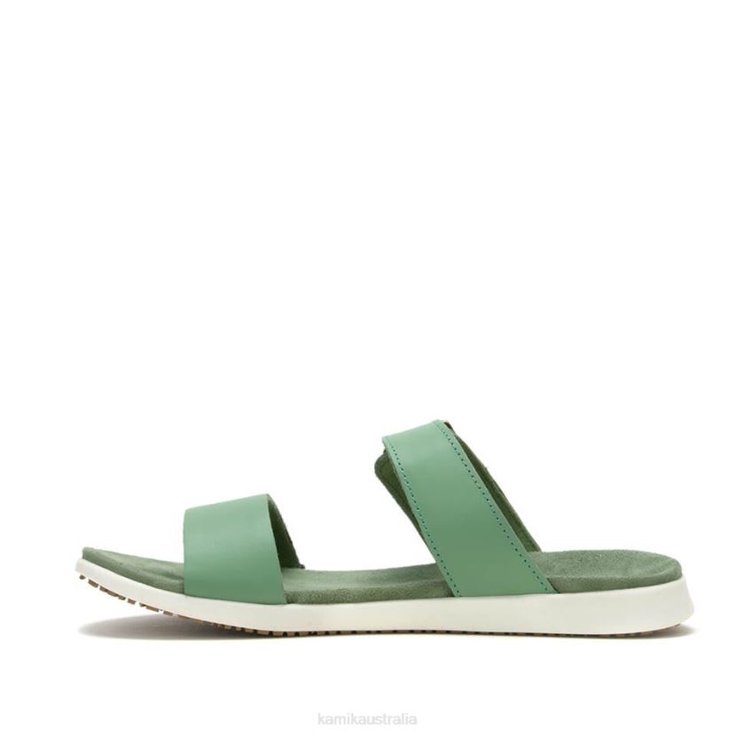 Kamik SANDALS WOMEN CARA SLIDE J6JJBP48 GREEN