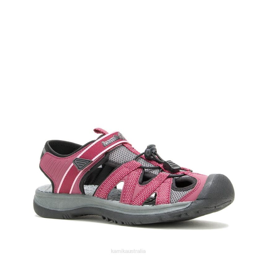 Kamik SANDALS WOMEN ISLANDER 2 J6JJBP51 BURGUNDY