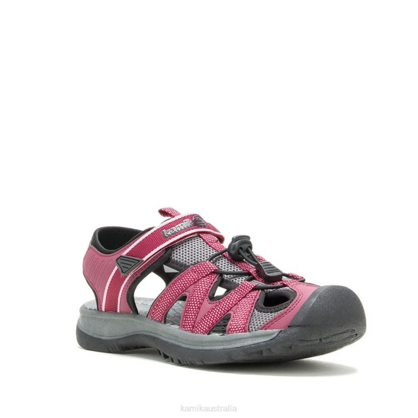 Kamik SANDALS WOMEN ISLANDER 2 J6JJBP51 BURGUNDY