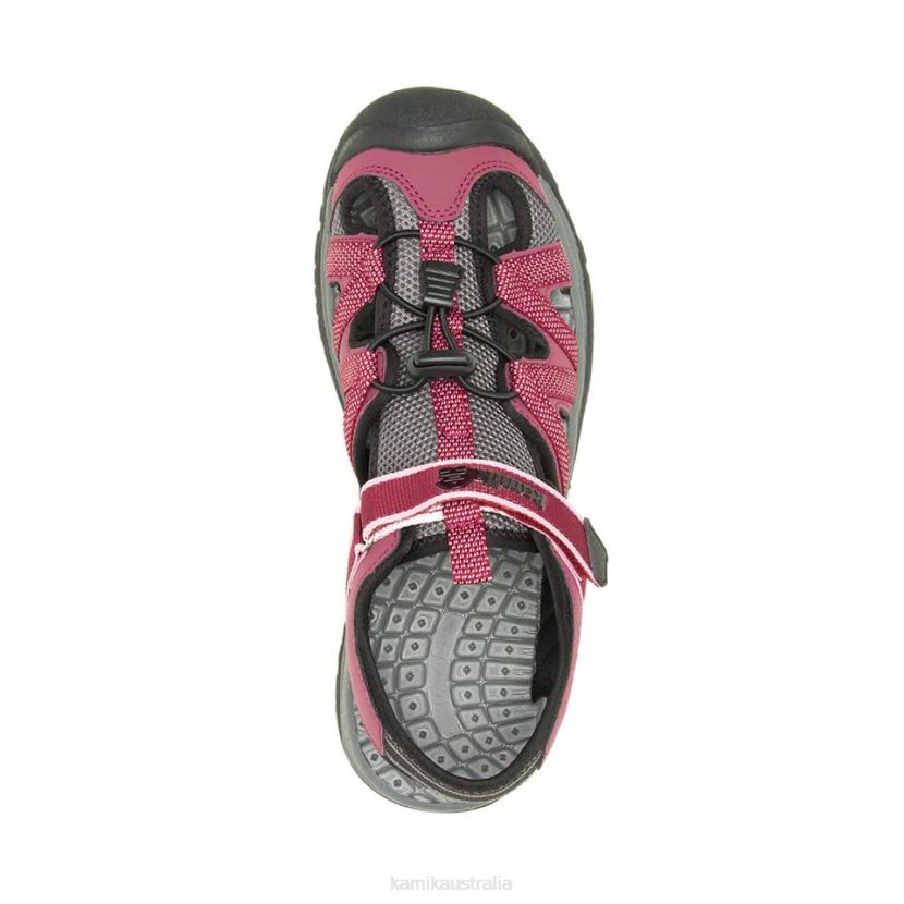 Kamik SANDALS WOMEN ISLANDER 2 J6JJBP51 BURGUNDY