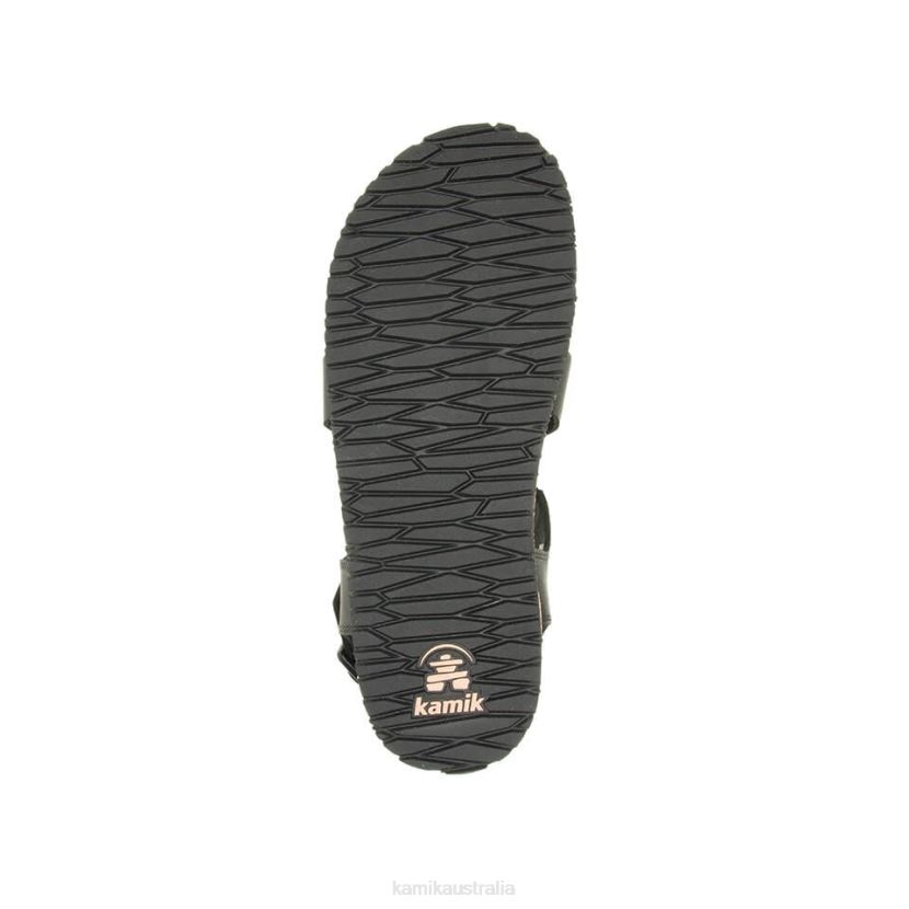 Kamik SANDALS WOMEN SADIE CROSS J6JJBP55 BLACK