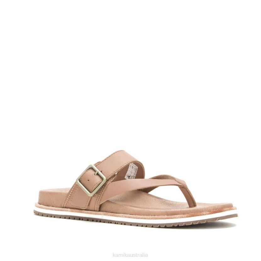 Kamik SANDALS WOMEN SADIE FLIP J6JJBP60 LT.BROWN