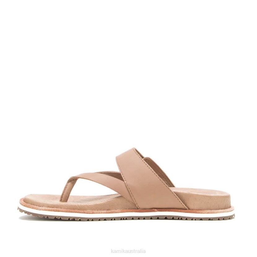 Kamik SANDALS WOMEN SADIE FLIP J6JJBP60 LT.BROWN