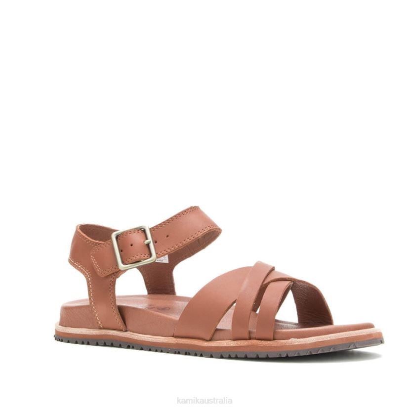 Kamik SANDALS WOMEN SADIE J6JJBP54 DARK BROWN