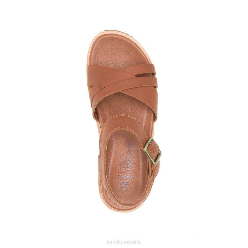 Kamik SANDALS WOMEN SADIE J6JJBP54 DARK BROWN