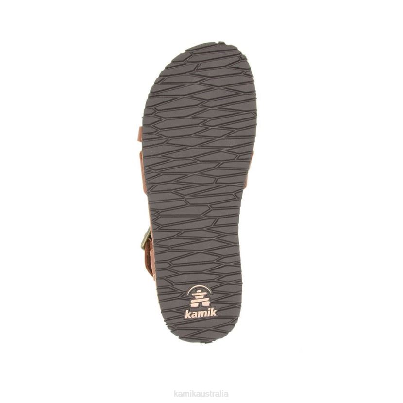 Kamik SANDALS WOMEN SADIE J6JJBP54 DARK BROWN