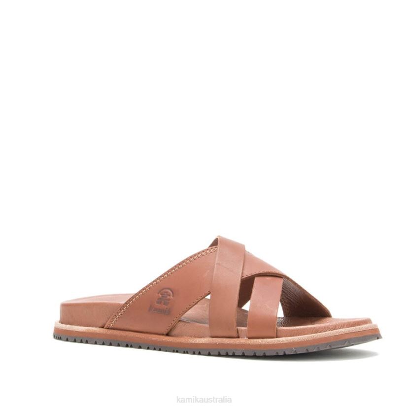 Kamik SANDALS WOMEN SADIE SLIDE J6JJBP62 DARK BROWN
