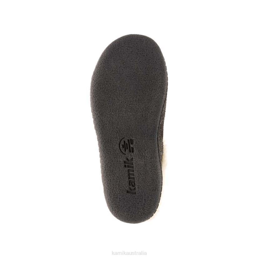 Kamik SLIPPERS WOMEN NUTMEG J6JJBP167 BLACK/WHITE