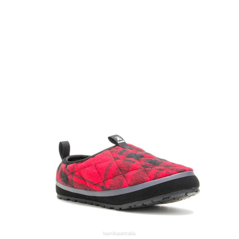 Kamik SLIPPERS WOMEN PUFFY J6JJBP173 RED/BLACK