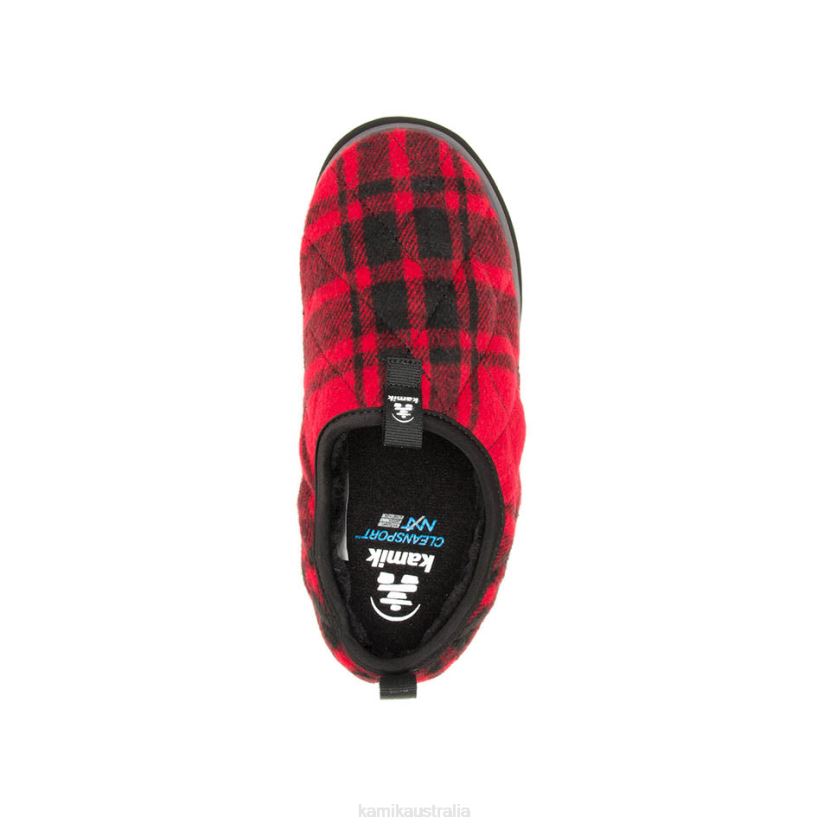 Kamik SLIPPERS WOMEN PUFFY J6JJBP173 RED/BLACK