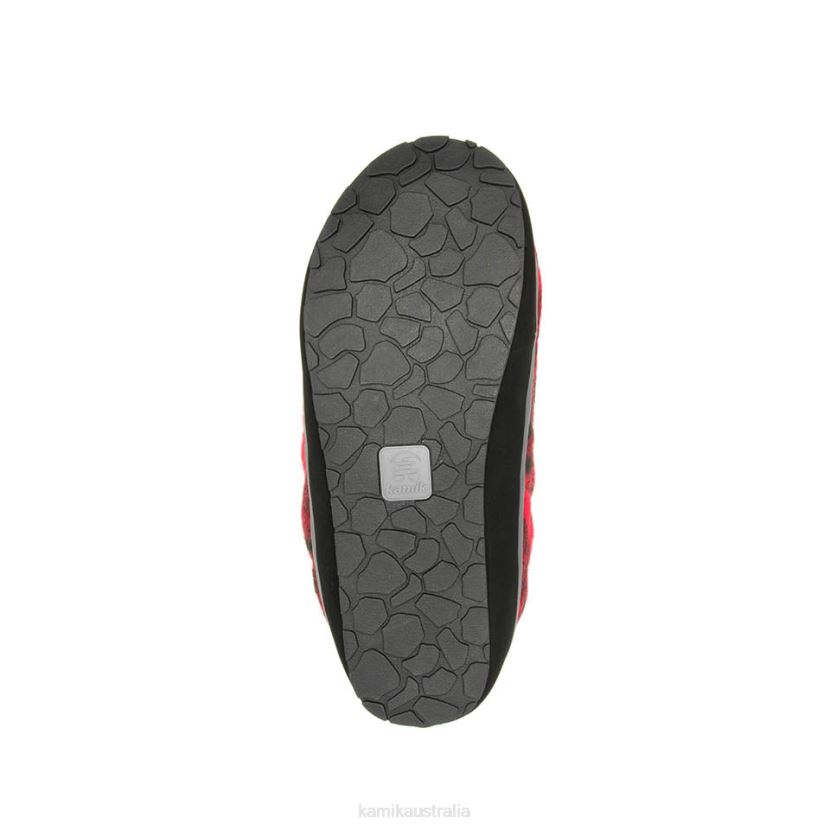 Kamik SLIPPERS WOMEN PUFFY J6JJBP173 RED/BLACK