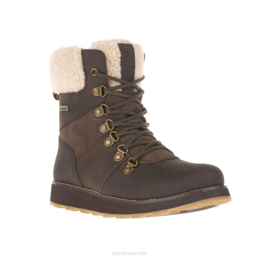 Kamik WINTER BOOTS WOMEN ARIEL F J6JJBP112 DARK BROWN