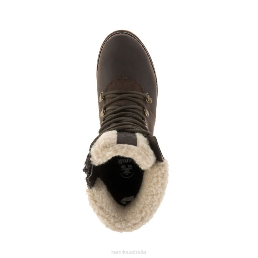 Kamik WINTER BOOTS WOMEN ARIEL F J6JJBP112 DARK BROWN