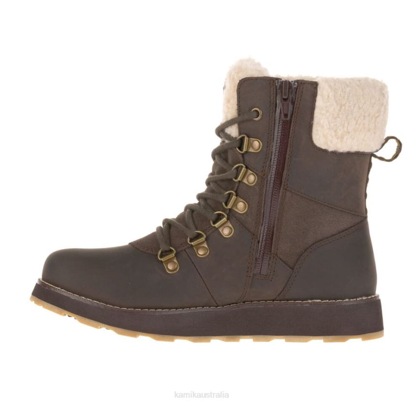 Kamik WINTER BOOTS WOMEN ARIEL F J6JJBP112 DARK BROWN