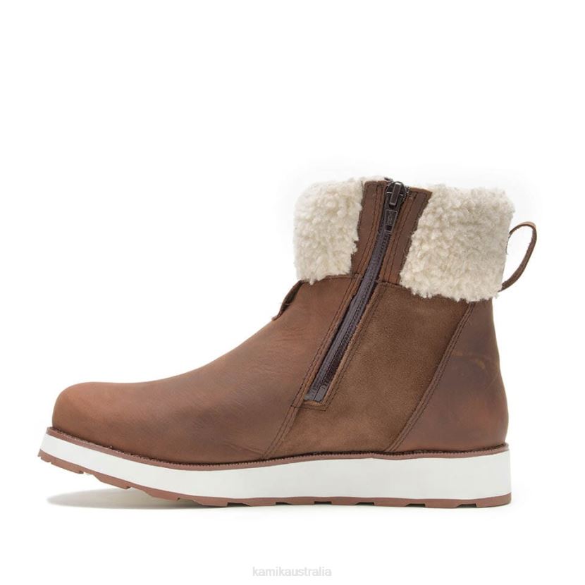 Kamik WINTER BOOTS WOMEN ARIEL F ZIP J6JJBP108 COGNAC