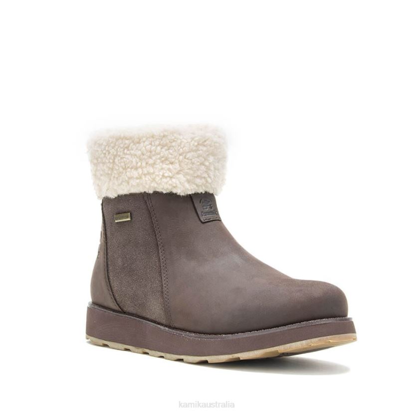 Kamik WINTER BOOTS WOMEN ARIEL F ZIP J6JJBP109 DARK BROWN