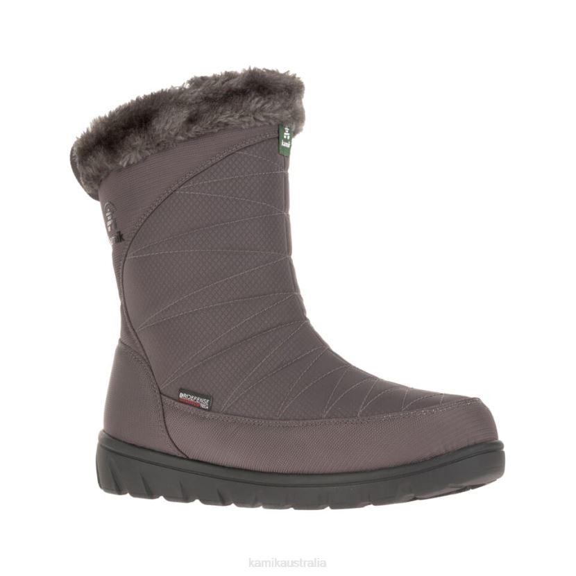 Kamik WINTER BOOTS WOMEN HANNAH ZIP W J6JJBP163 CHARCOAL