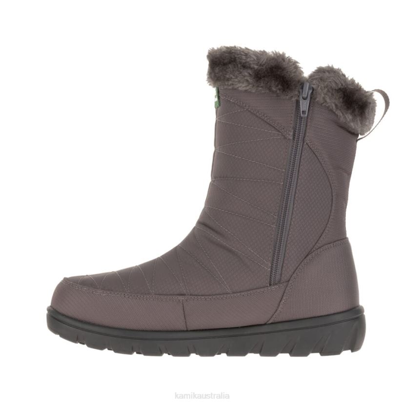 Kamik WINTER BOOTS WOMEN HANNAH ZIP W J6JJBP163 CHARCOAL