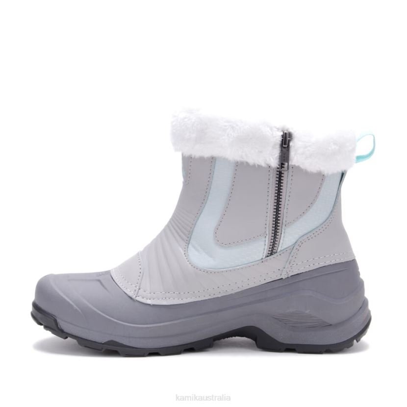 Kamik WINTER BOOTS WOMEN ICELAND ZIP J6JJBP124 LT.GREY