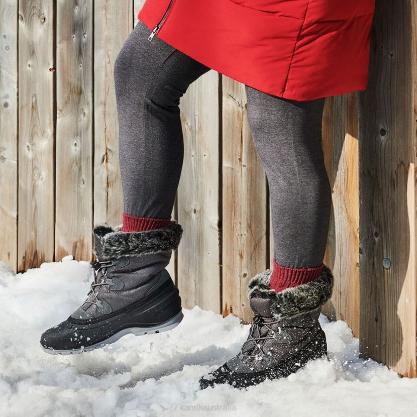 Kamik WINTER BOOTS WOMEN MOMENTUM L 2 J6JJBP133 CHARCOAL