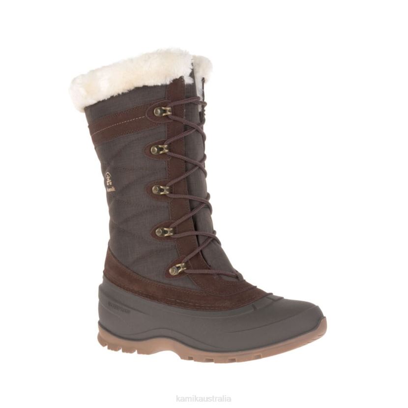 Kamik WINTER BOOTS WOMEN SNOVALLEY 4 J6JJBP144 DARK BROWN