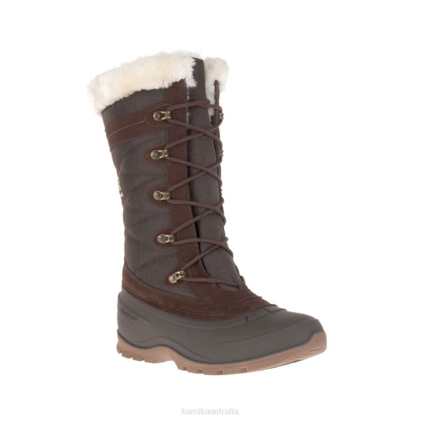 Kamik WINTER BOOTS WOMEN SNOVALLEY 4 J6JJBP144 DARK BROWN