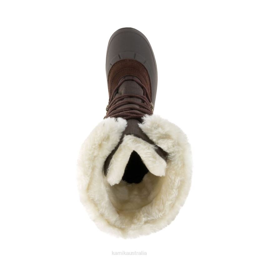 Kamik WINTER BOOTS WOMEN SNOVALLEY 4 J6JJBP144 DARK BROWN