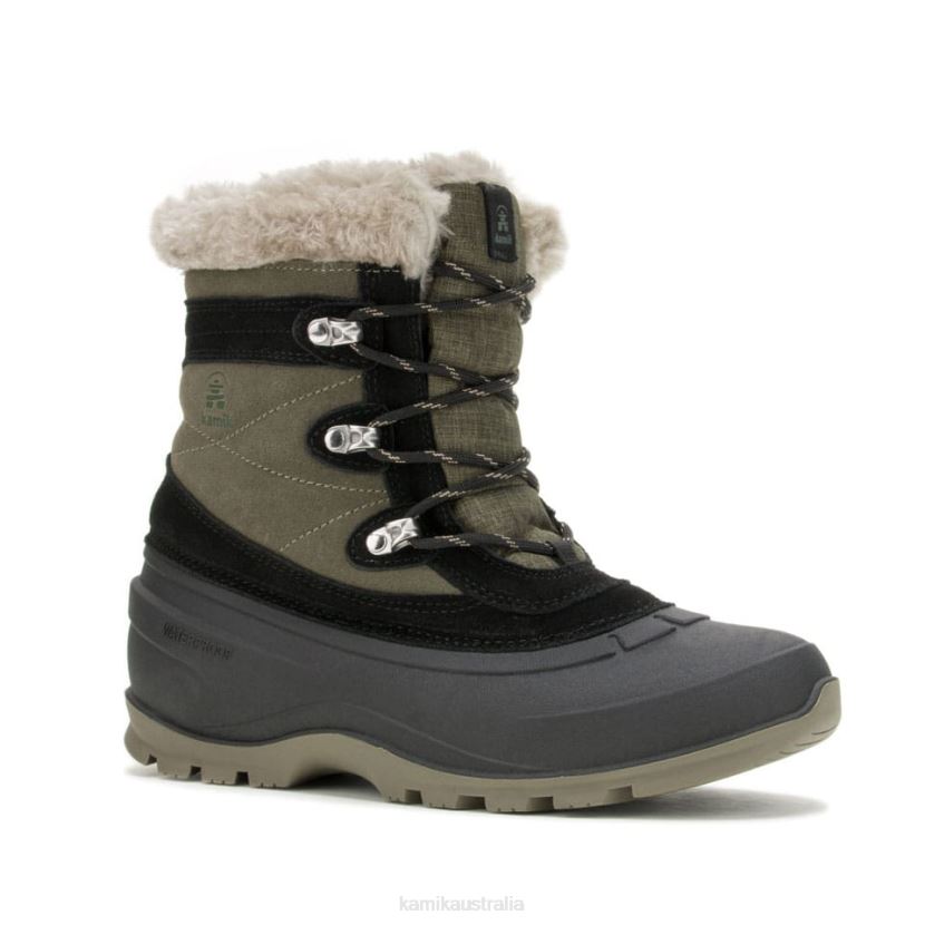 Kamik WINTER BOOTS WOMEN SNOVALLEY 5 J6JJBP141 DARK OLIVE