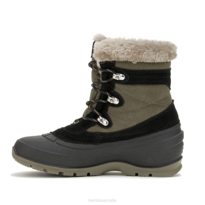 Kamik WINTER BOOTS WOMEN SNOVALLEY 5 J6JJBP141 DARK OLIVE