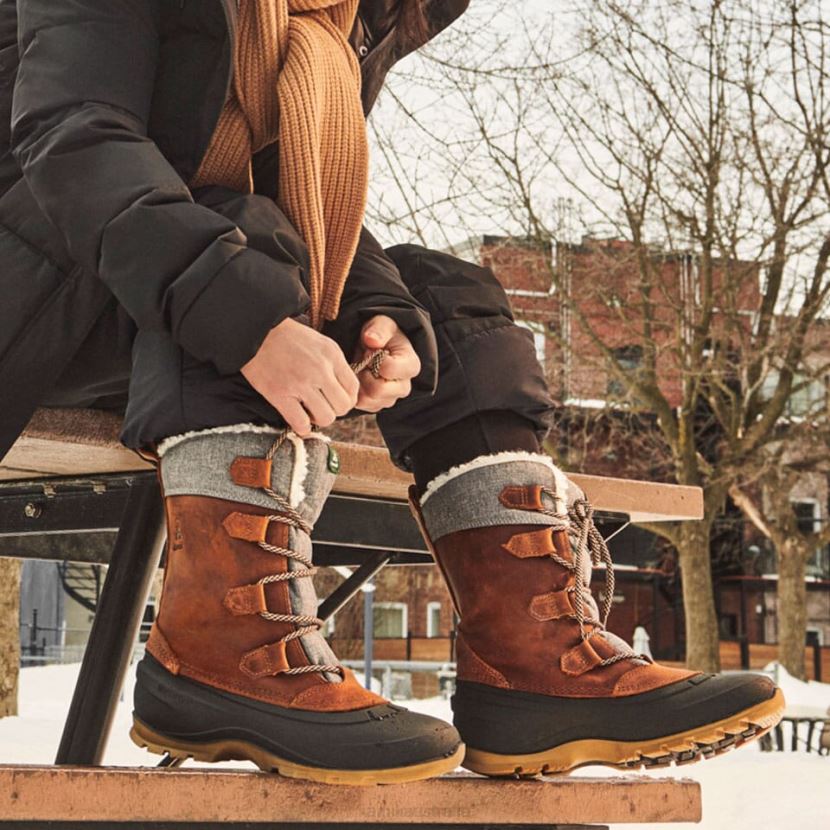 Kamik WINTER BOOTS WOMEN SNOWGEM J6JJBP161 FOSSIL
