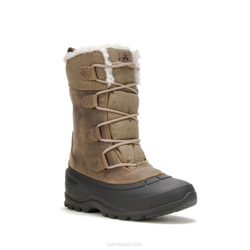 Kamik WINTER BOOTS WOMEN SNOWGEM J6JJBP161 FOSSIL